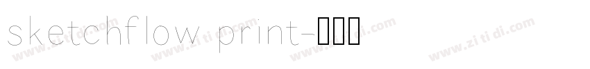 sketchflow print字体转换